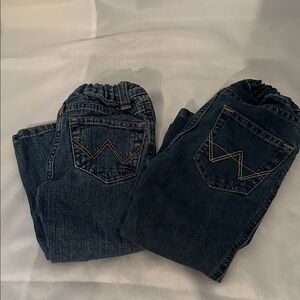 Dark Blue Denim Jeans with Pocket Stitching Toddler Boys